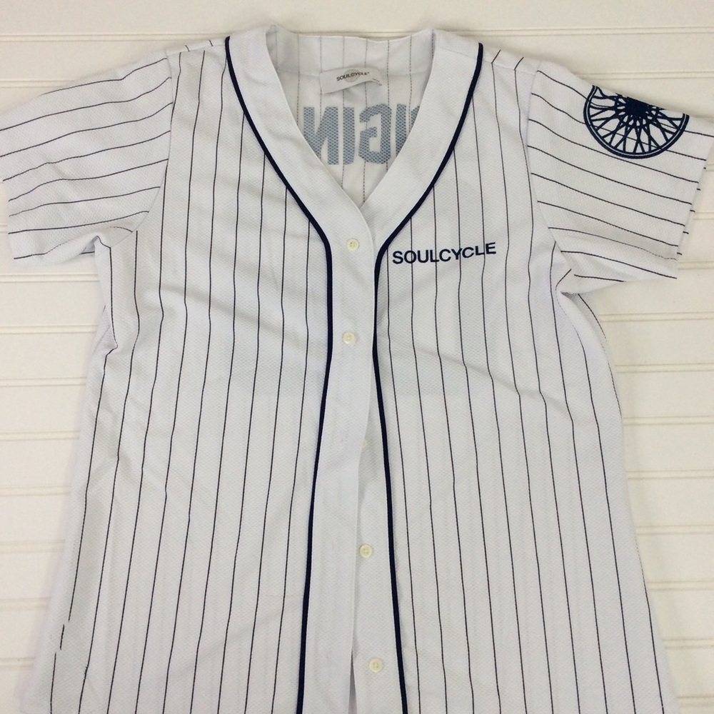Soulcycle Jersey S/S Workout  Softball Spin L